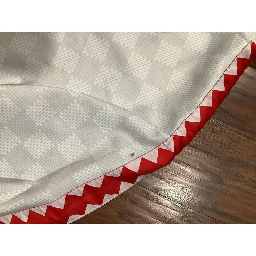 Hudson Outerwear Shark Mouth Track Jacket White Plaid Mens Large Look - Picture 2 of 8